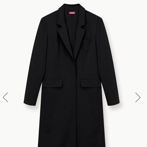 Staud RALPH COAT | BLACK - Picture 5 of 8